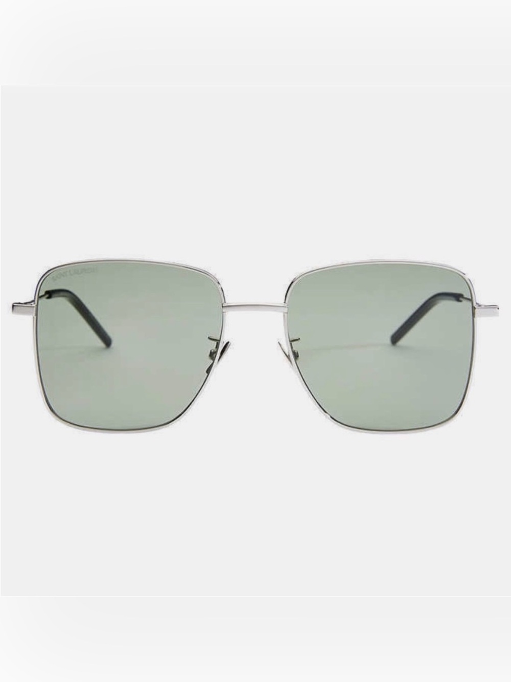 Saint Laurent Sunglasses Square Silver Frames